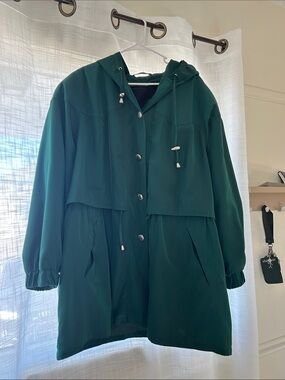 A2 By Aerosoles Forest Green Hooded Anorak
